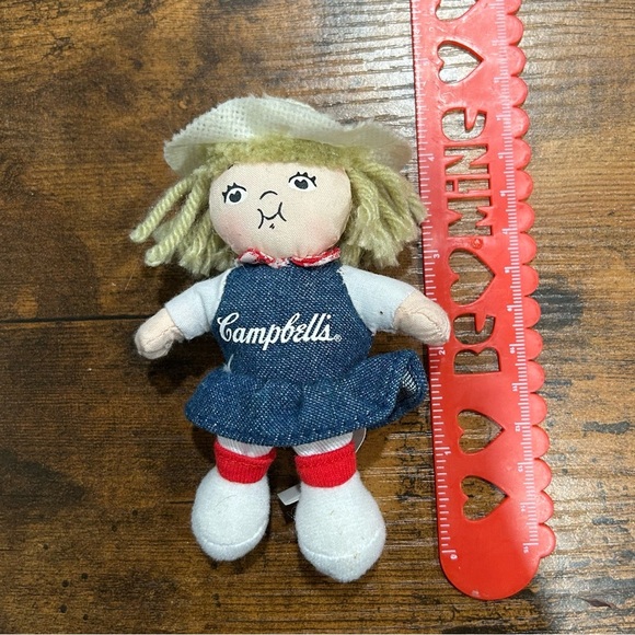 Vintage 2002 Campbell's Soup Kids Girl Doll Collectible Plush Fridge Magnet 4” - Picture 5 of 6